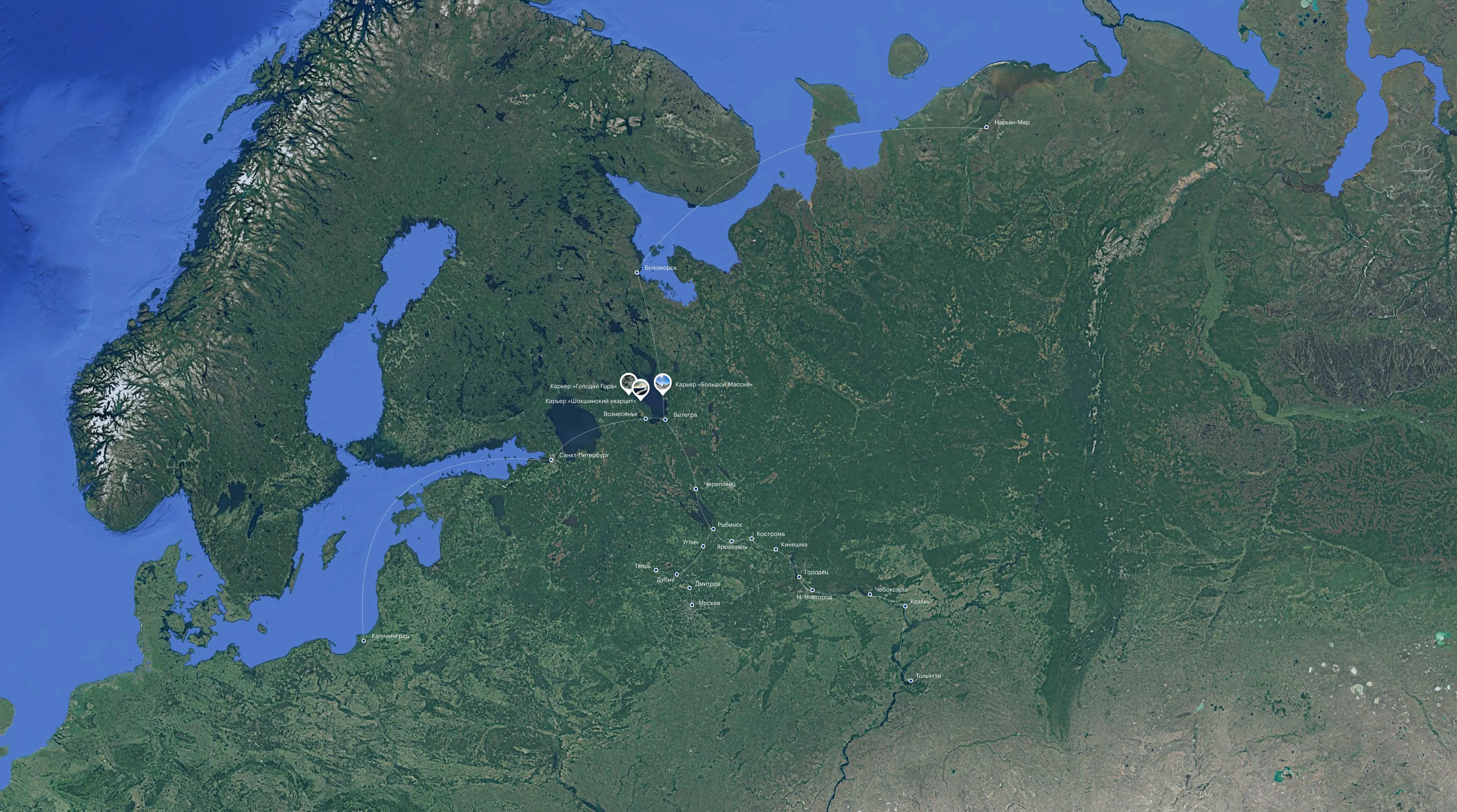 Карта логистики